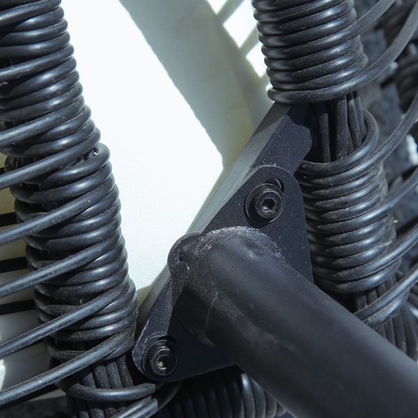 2 Seater Rattan Garden Table And Chairs Woven Coffee Sofa Outdoor Furniture Set