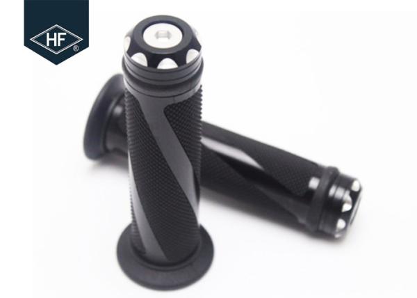 Custom Chopper Custom Motorcycle Grips , High Performance Chrome Motorcycle Parts 