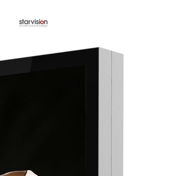 500nits Indoor LCD Digital Advertising Display Industrial Grade For Metro Station