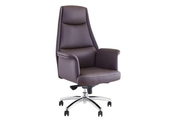 Rotating High Back Ergonomic 80cm Leather Swivel Office Chair