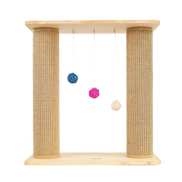 Double Layer Solid Cat Scratch Board Tree 60*30*63cm