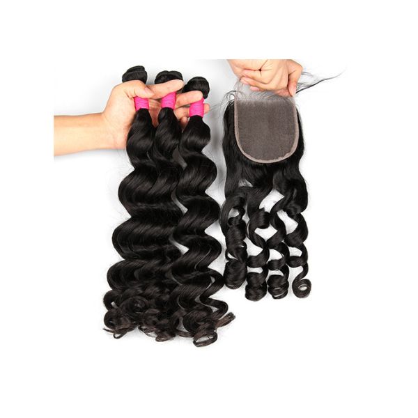 100G Virgin Human Hair Extensions Big Curl 12 Inch 14 Inch 16 Inch