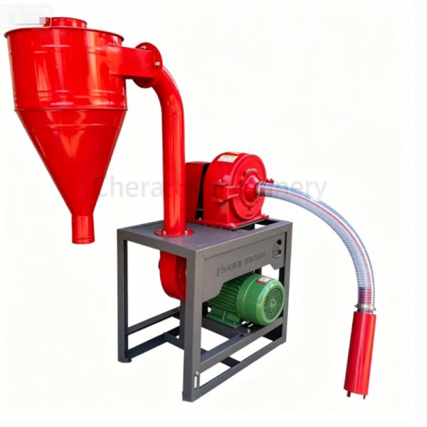 Steel Self Priming Crusher Grinder 200-700kg/h Capacity Grain Pulverizer Automatic Feeding Feed Grinding Machine