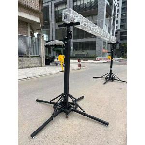 6M Height Telescopic Mobile Truss Lift Stand Square Sound Lighting Events Hand