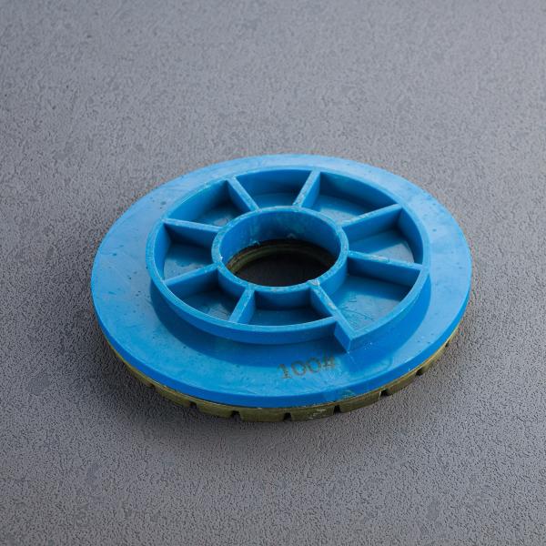 Customized 125mm Snail Lock Resin Polishing Pad for Granite Grinding Disc