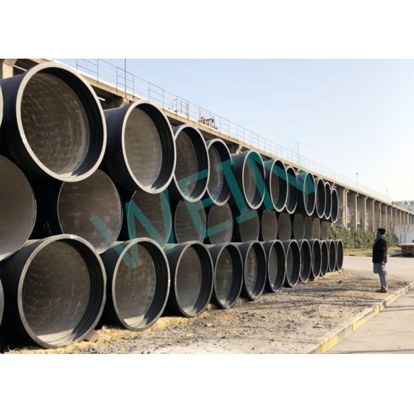 ISO9001 Ductile Iron Jacking Tube Anti Corrosion For Water Supply / Drainage