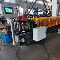 Steel 1.2 - 1.5mm Thickness Electrical Din Rail Top Hat Rail TS35 Roll Forming Machine 5.5KW