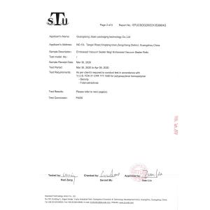 Guangdong Jiaxin packaging technology co., ltd Certifications