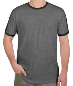Le short rond de cou de longue file d'hommes gainent occasionnel futé de T