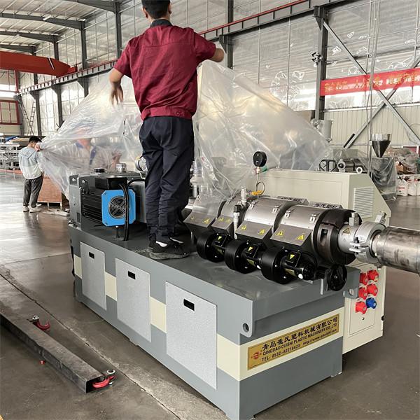 Easy Operation Corrugated Pipe Extrusion Line with Sj75/30 Single Screw Extruder and 31kW Installed Power