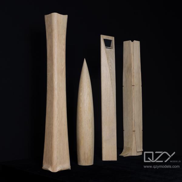 Arquitectura de Basswood, fabricante de modelos estructurales KPF 1/300