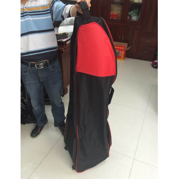golf ravel bag with wheel , golf bag , nylon golf bag , ravel golf bag