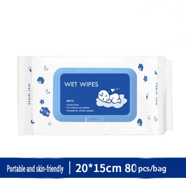 Toddlers Antibacterial Wet Wipes Eco Friendly Wet Wipes Family Pack