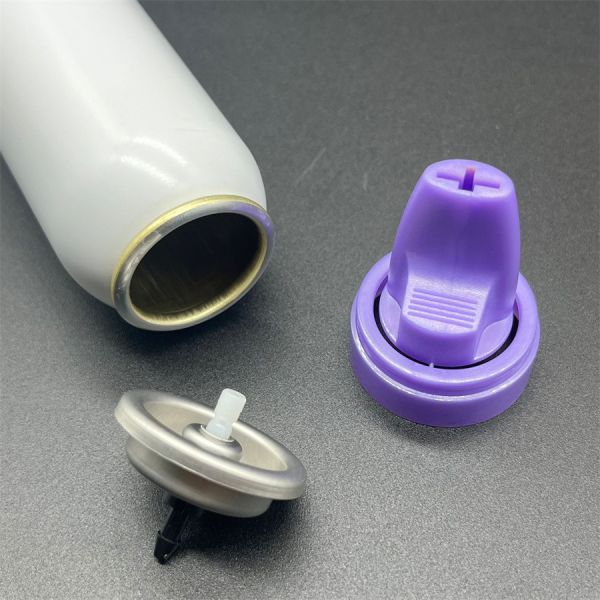 Ultra-Fine Mist Aerosol Hair Mousse Dispenser for Precision Up-Dos and Bridal Styling with 360-Degree Actuator