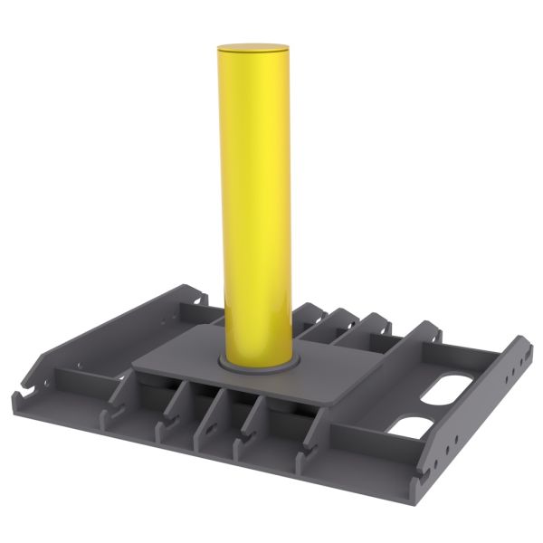 Тяжелые боллары из нержавеющей стали 1000 мм высота 219 мм диаметр фиксированные боллары