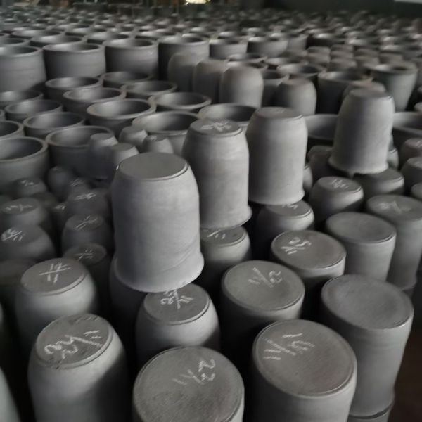 100kg Large Clay Graphite Crucible for High Temperature Casting Alchemy Silver Copper
