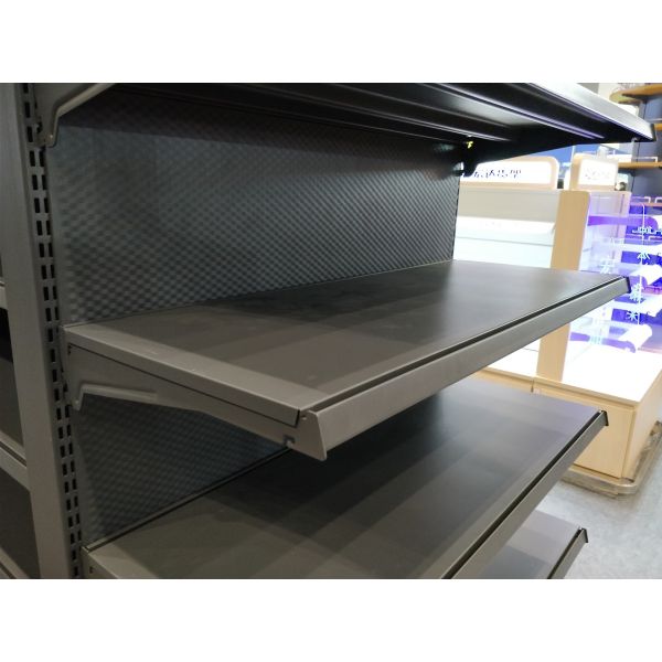 Pitch 25 Metal Gondola Shelving , Display Shelving For Retail Stores