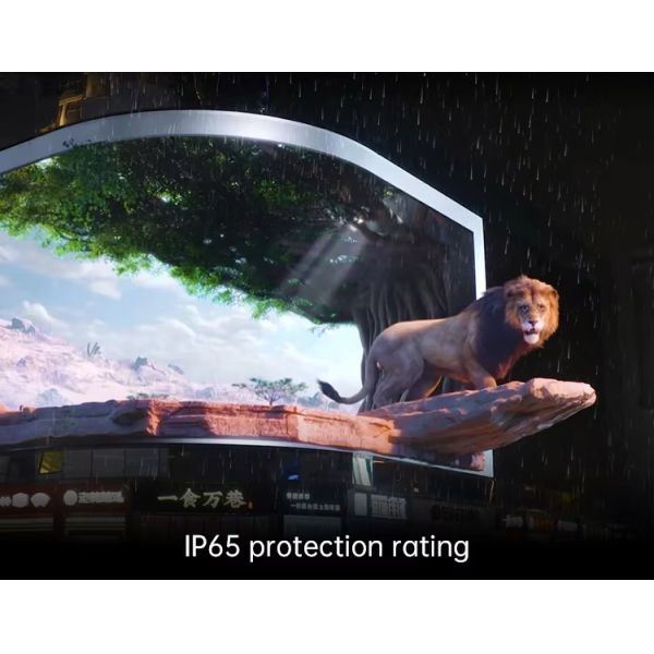 Outdoor Naked Eye 3D Shopping Mall Advertising LED Video Wall HD Waterproof and Dustproof Customized Digital Signage