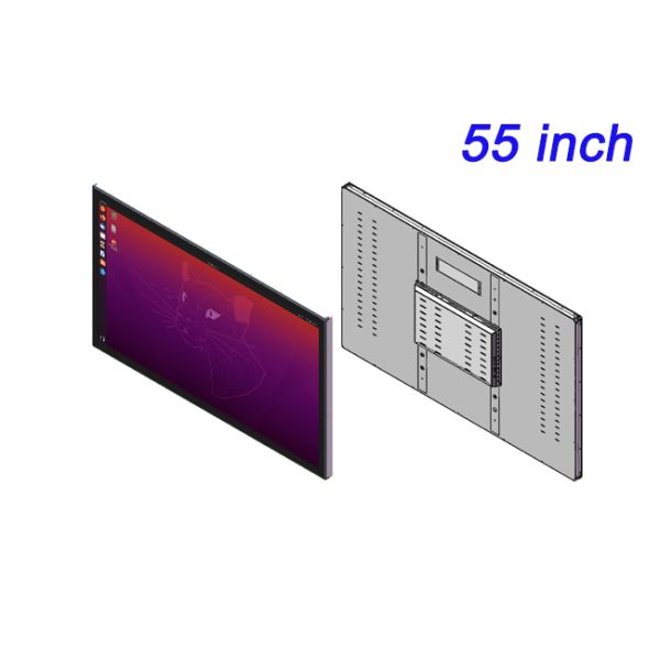 55 Inch Widescreen Monitor Lcd Industrial Screens for Industrial Application Panel Mounting with Vesa