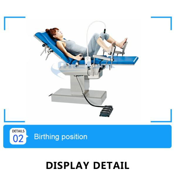 Электрический гинекологический акушерский стул Гынекологы кровати с педальным контроллером