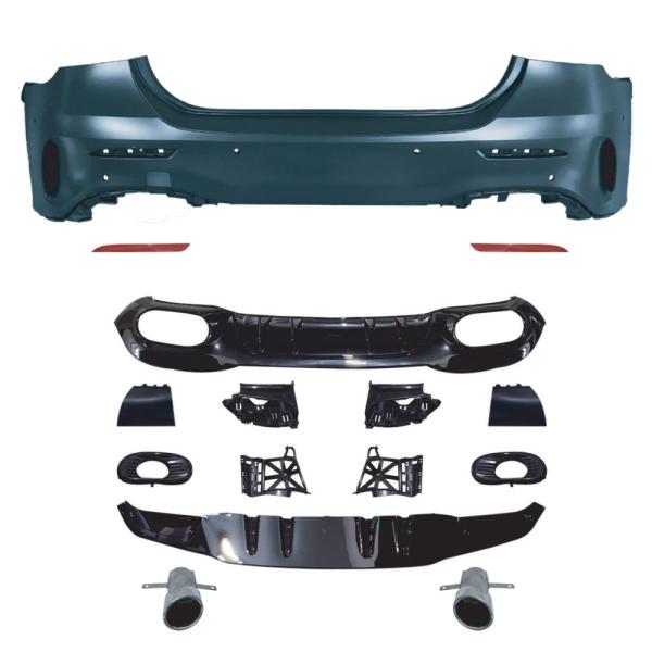 Unleash the Power of Your A Class W177-A45 Mercedes Benz Rear Body Kits with Tail Lip