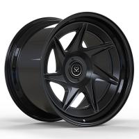 le noir large 2-PC de lustre de 20inch 13J a forgé des jantes d'alliage d'aluminium pour Nissan 5x114.3 GTR