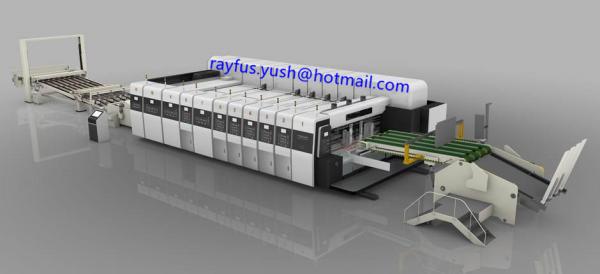 Automatic Pre-feeder Automatic Lead-edge Flexo Printer Slotter Die-cutter Stacker Machine
