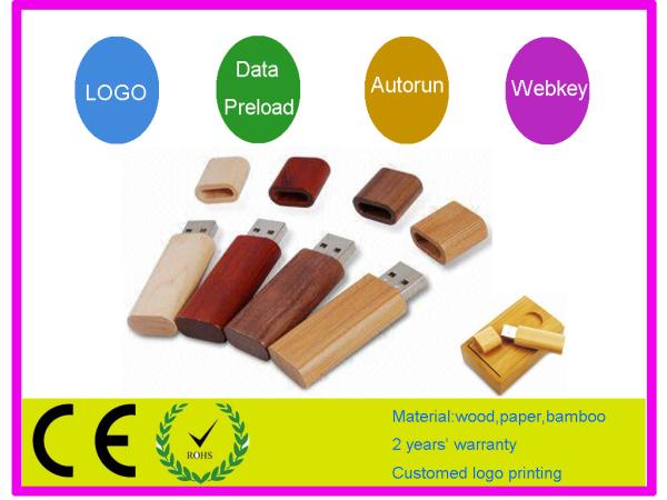 memoria USB de madera AT-101H del bestseller