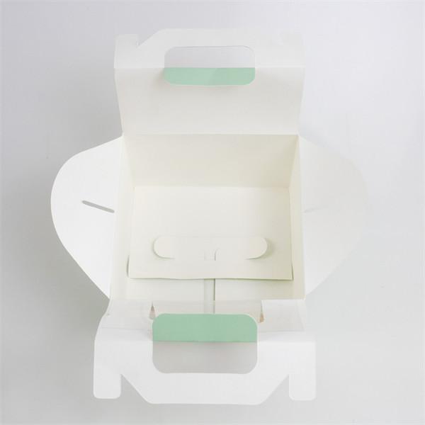 Takeaway cake box packaging with clear window cake disposable box packaging dessert box muffin box packaging