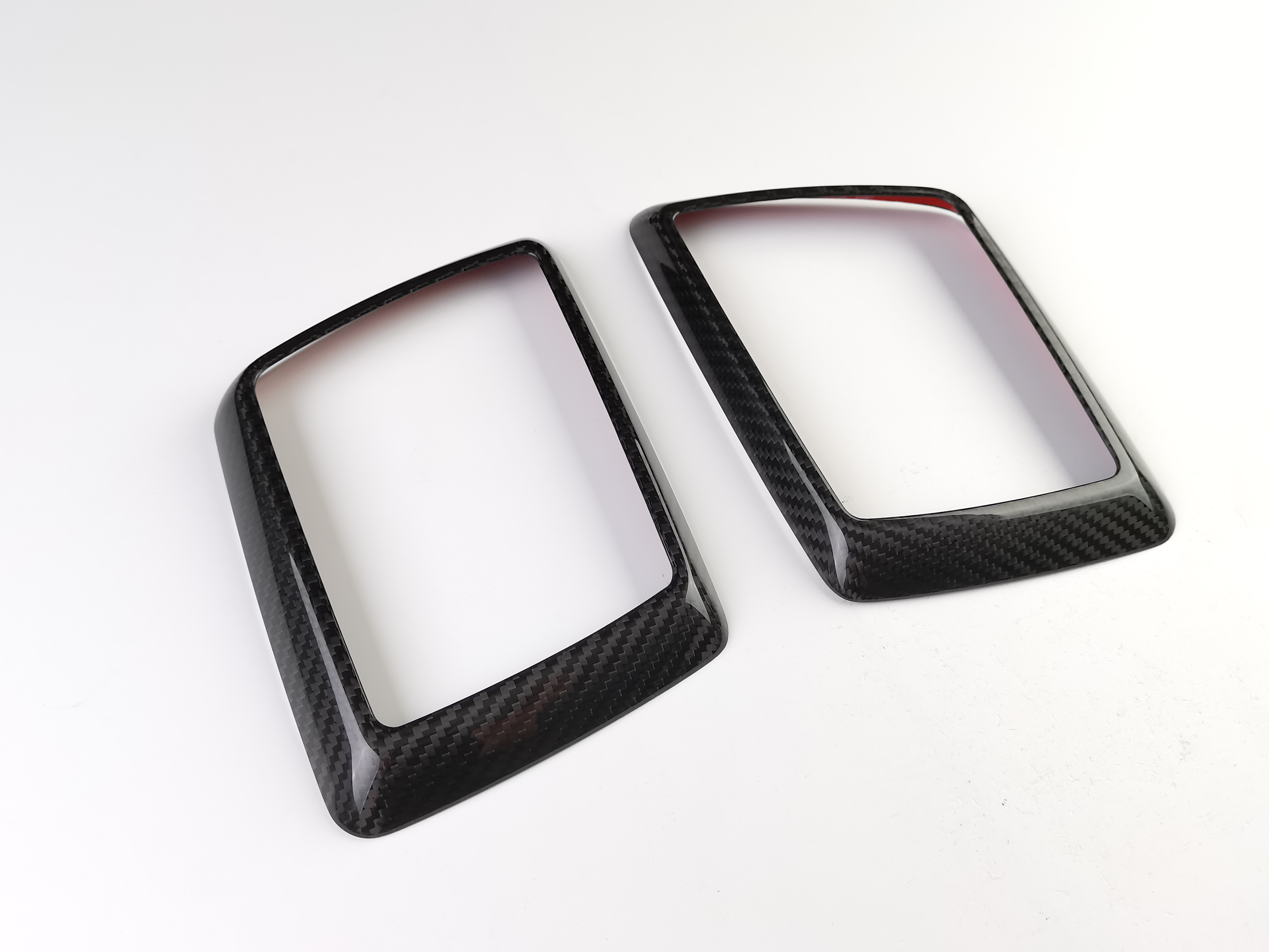 Carbon Fiber Hood Light Frame for AMG G63 Mercedes W464 W463A Brabus G500 G65 4x4 Accessories Front Headlight Frame Car Exterior
