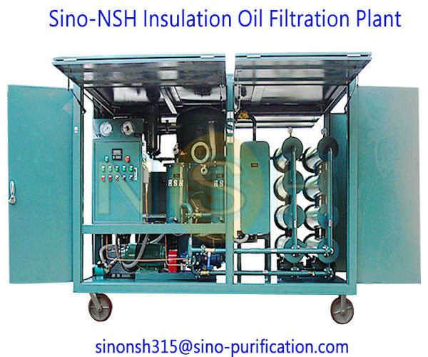 500L-Min Dehydration Vacuum Insulation Oil Purifier 380V 50Hz Transformer Fluid Treatment System