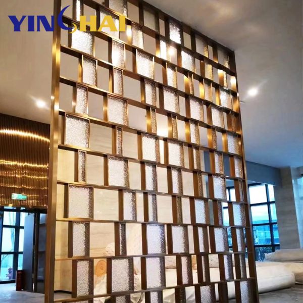 Easy Installation Luxury Laser Cut Partition Wall With Ultra High Gloss Eco Friendly