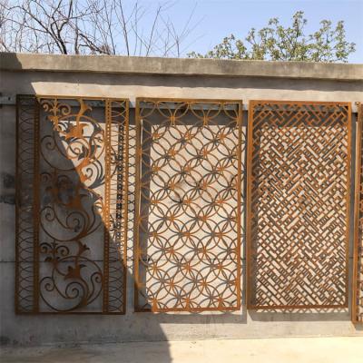 Garden 180cm Metal Decorative Panels 47.1 Inch Laser Cut Wall Fence Panels Interior