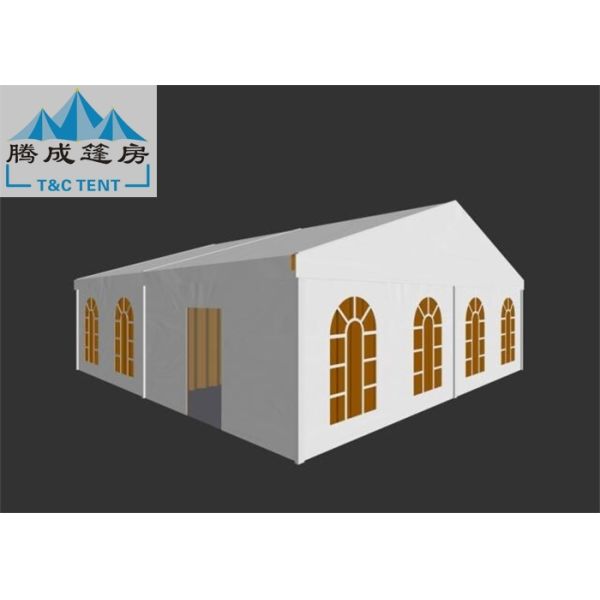 10x10m Rainproof Wind Resistant Tent With Sidewalls PVC Cover For Activities / Party