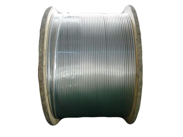 Aluminum Tube Trunk Cable 412JCAM with Zinc Coated Messenger