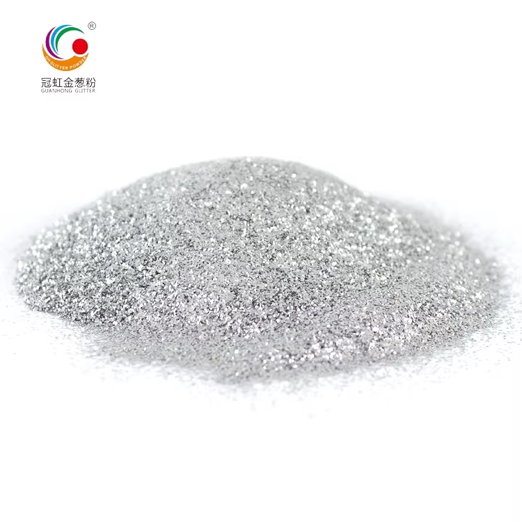 250 Degree Aluminum Silver Holographic Glitter Shimmer Injection Molding