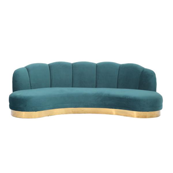 215x80x88cm European Modern Tufted Sofa For Living Room Furniture