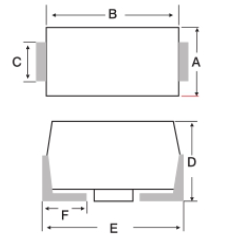 100ppm TCR Metal Film Chip Resistor 2W 3W 5W 1% Tolerance Flameproof Molded Package