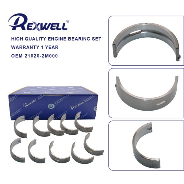 Componentes del motor de alta calidad rodamiento del cigüeñal kit de rodamientos para el Hyundai Elantra G4FL Kia Sportage G4FS 21020-2M000