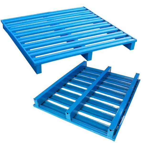 Stackable Steel Pallets 1 Layer Plate Type Storage Racking Accessories
