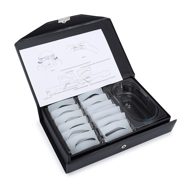 Постоянный набор 12пкс диапазона чертежа брови практики аксессуаров татуировки макияжа