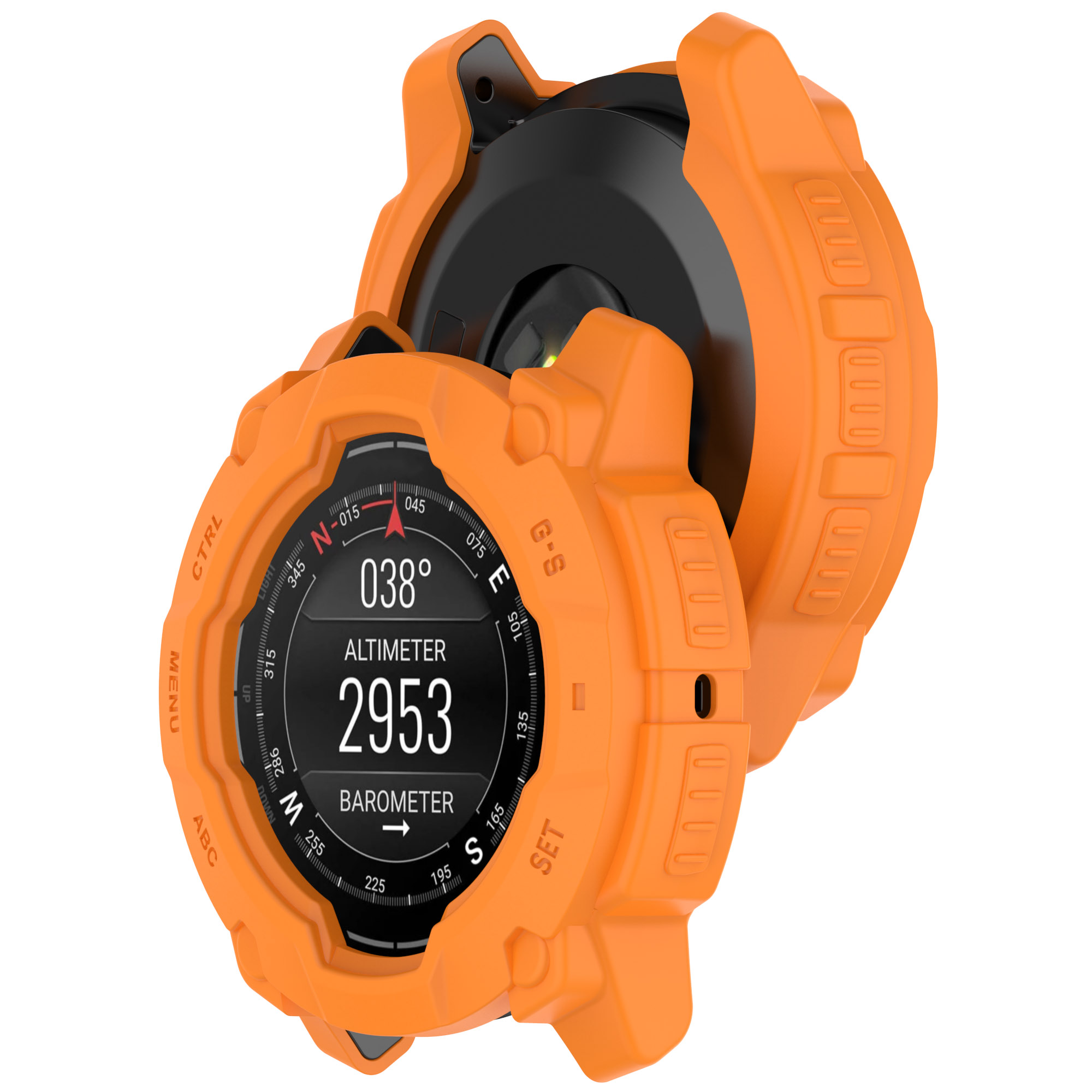 Eraysun TPU Soft Silicone Case for Garmin Instinc E 40mm 45mm Protective Cover Cases Film Shell Watch