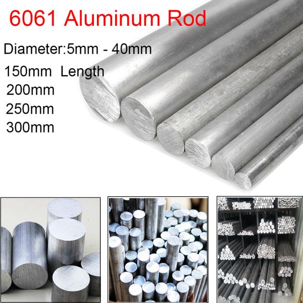 твердое тело вала металла штанги Адвокатуры алюминиевого сплава 6061 40mm вокруг 150 200 250 300mm