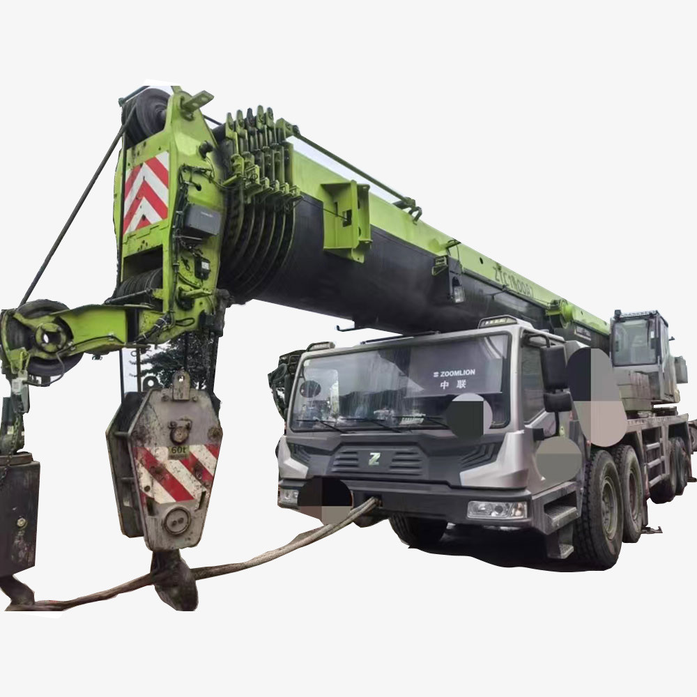 80000kg Номинальная грузоподъемность 2022 Zoomlion 100A7 100 тонн 75м Длина рук Грузовик-кран