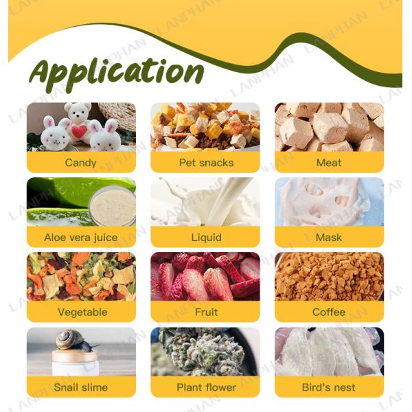 Маленький размер Продовольствие Фрукты Молоко Фармацевтический Лиофилизатор Сушильная машина для домашнего использования