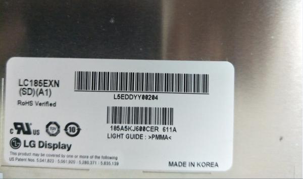 LC185EXN-SDA1 LG Display 18.5 1366(RGB)×768 250 cd/m² INDUSTRIAL LCD DISPLAY