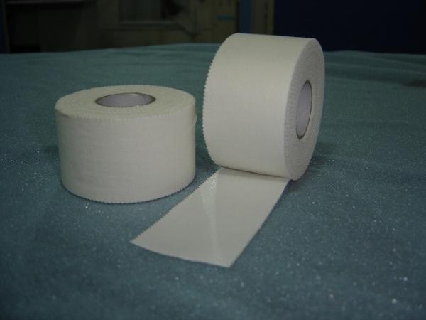 White viscose tape Rigid strapping tape sports rayon tape custom size 5cm x 10m