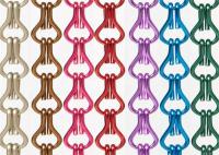 Fio 1.2m decorativo de cobre Mesh Odm Aluminum Chain Curtain