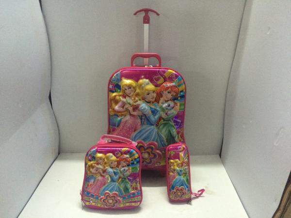 Hot sale 16-inch 6D EVA Children luggage  3 pcs in the 120th Canton Fair