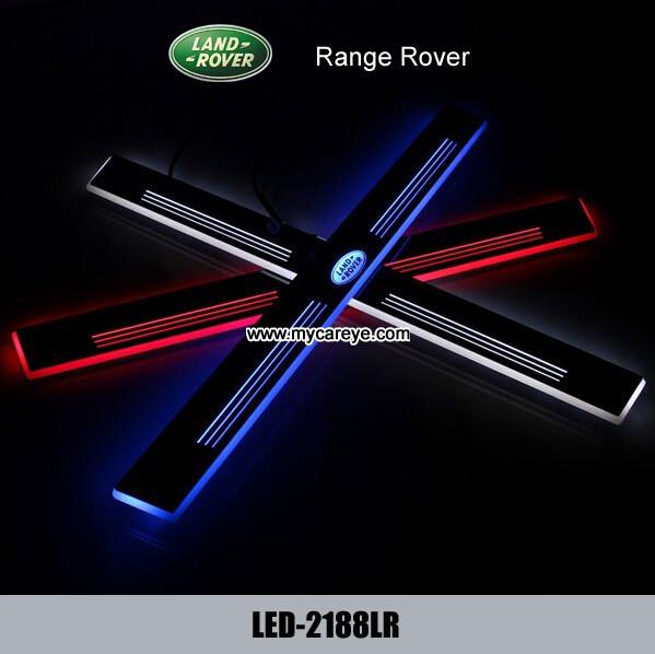 Range Rover car Led lights Moving door sill light Welcome Pedal sale